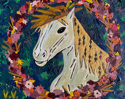 Caballo con...