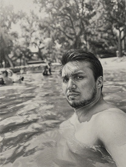 Dibujo a lápiz de José Rafael Cordero Sánchez Lápiz