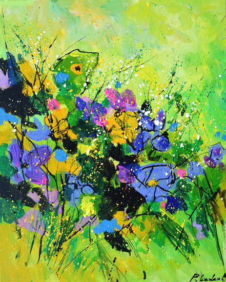 Spring flowers Oil Canvas Floral Painting