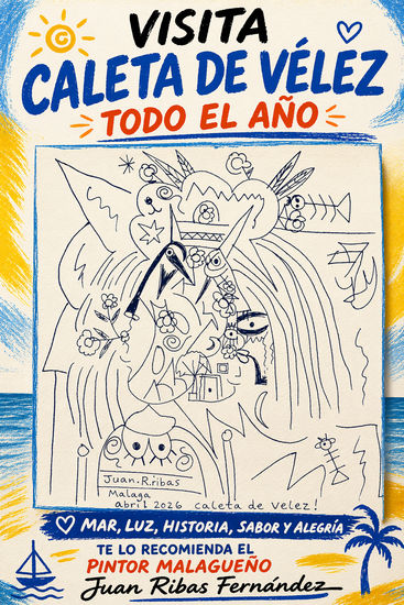 Cartel de caleta de velez 