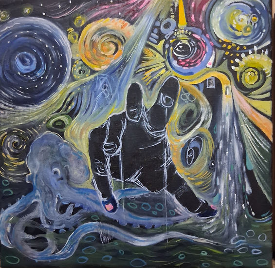 Serie " espiritual astral " Óleo Lienzo Otros