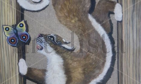 Oil on canvas paintings