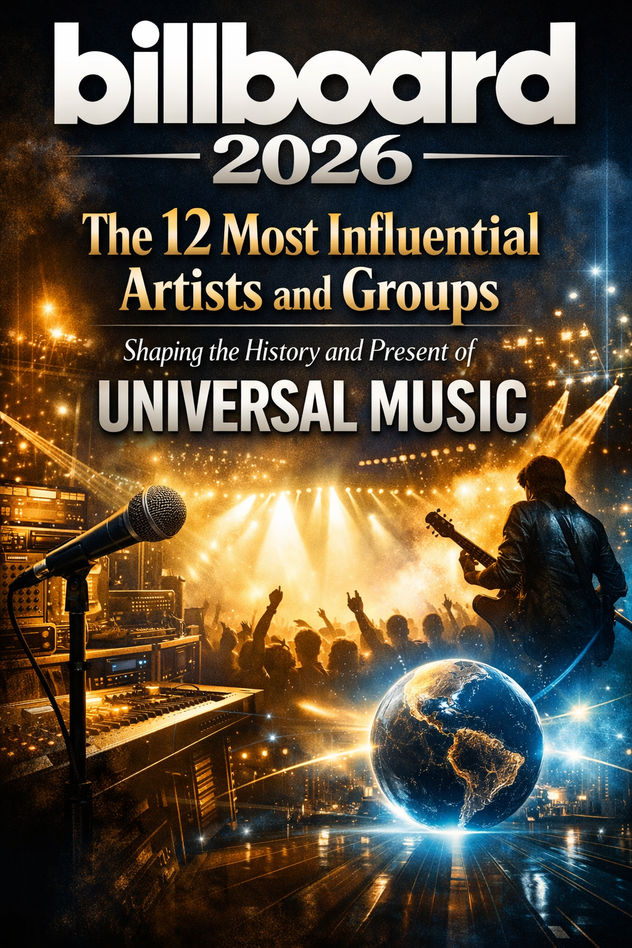 Billboard 2026: The 12 Most Influential Artists and Groups Shaping the History and Present of Universal Music