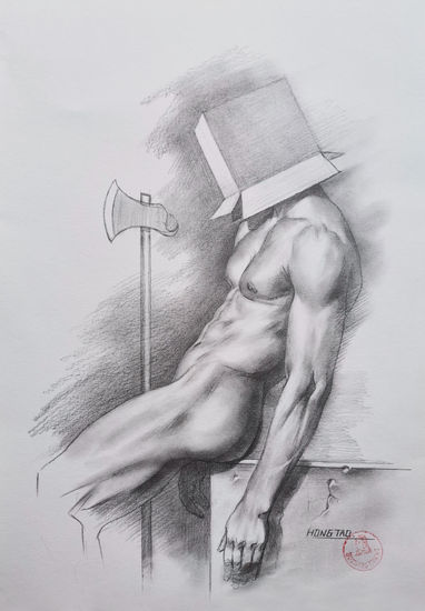 Male model 19 Lápiz