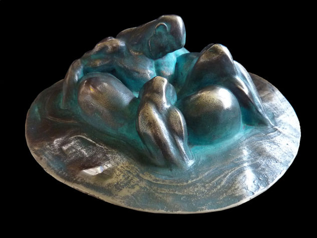"Lleno de esperanza" Metal Figurative
