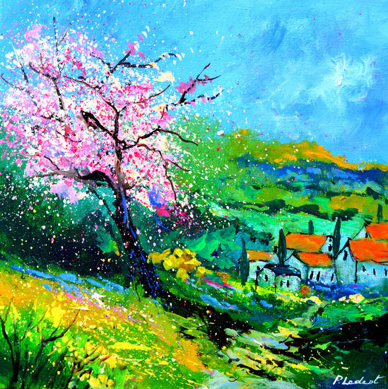 Blooming Provence Oil Canvas Landscaping