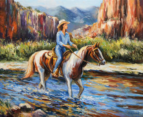 Cowgirl in the...