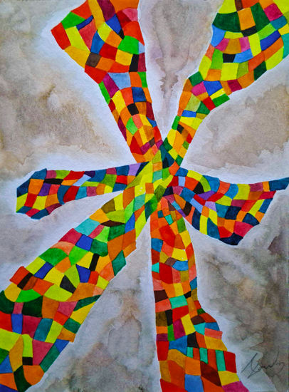 Estrella I Acuarela Papel Otros