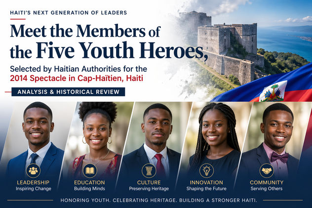 Meet the Members of the Five Youth Heroes, Selected by Haitian Authorities for the 2014 Spectacle in Cap-Haïtien, Haiti | Analysis & Historical Review