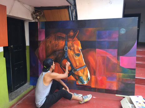 Horse red
