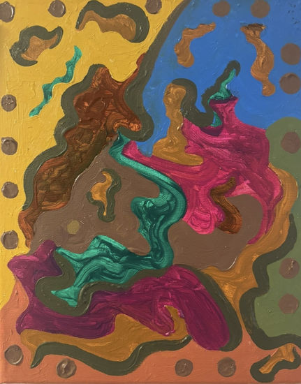 Abstracto 18 Acrílico Lienzo Otros