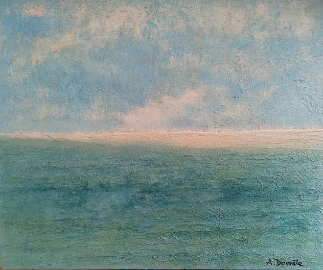 White sand horizon