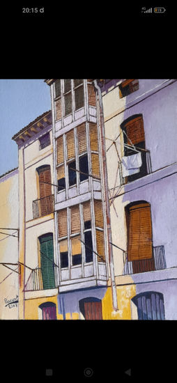 Balcones 2 Oil Canvas Landscaping