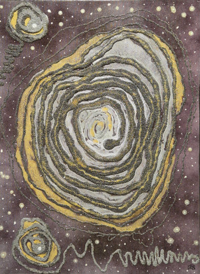 Galaxia Acrílico Lienzo Otros