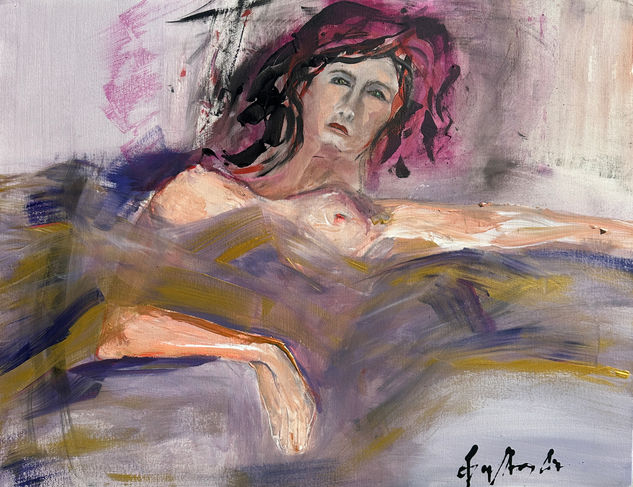 Le bateau coule Acrylic Canvas Nude Paintings