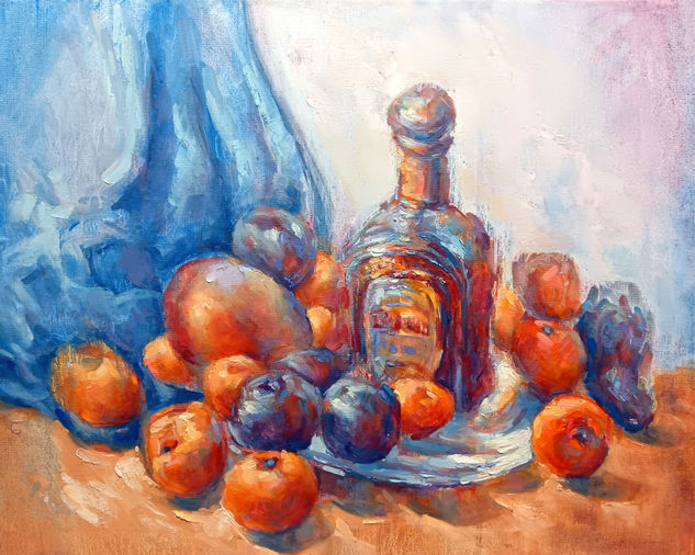 Tequila Óleo Lienzo Bodegones