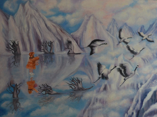 Unfulfilled dreams Óleo Lienzo Animales