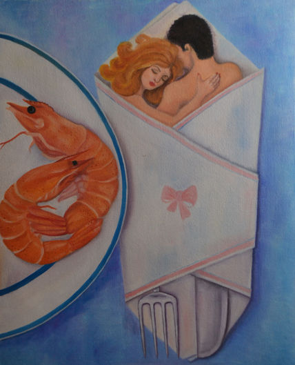 Sleeping shrimps