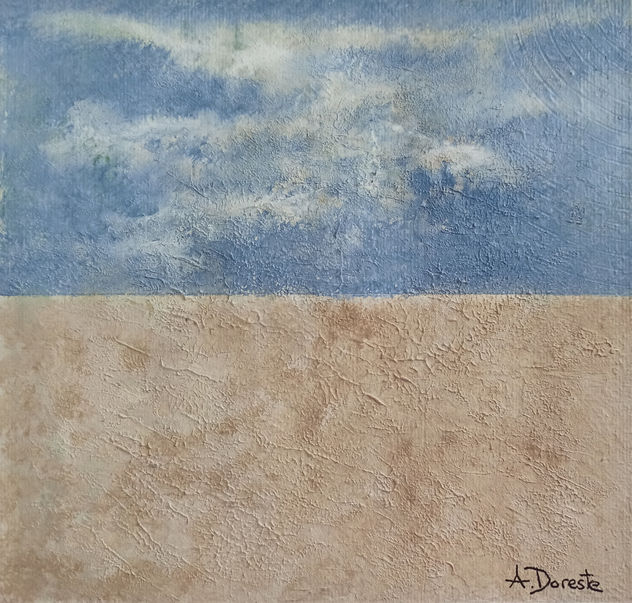 Between clouds and earth