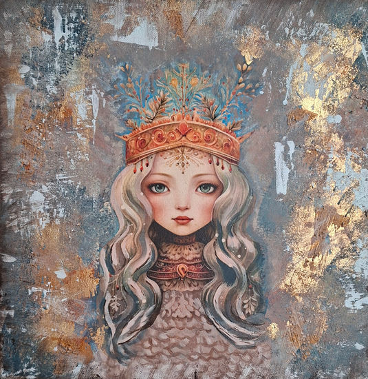 La Pequeña Reina de los Sueños Lienzo Retrato