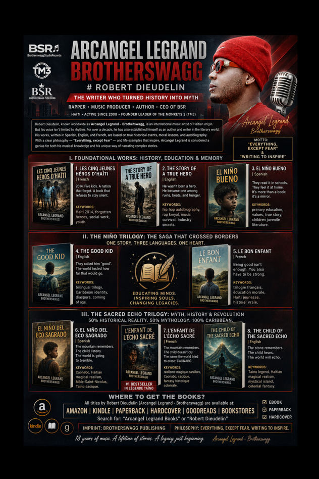 The Best Books written by Robert Dieudelin (Arcangel Legrand - Brotherswagg): Works Based on True Stories and Cultural Experience - Analysis & Review