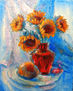 Sunflowers with Mango
