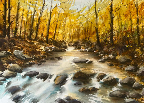 Rio en otoño