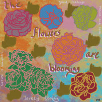 The flowers are...