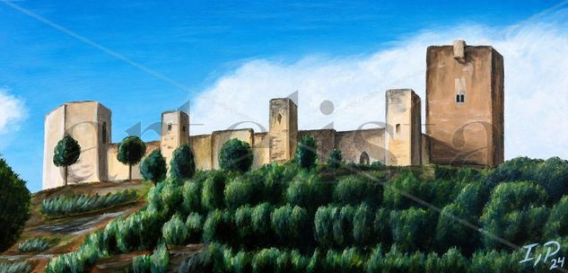 Castillo de Santa Catalina Acrylic Canvas Landscaping