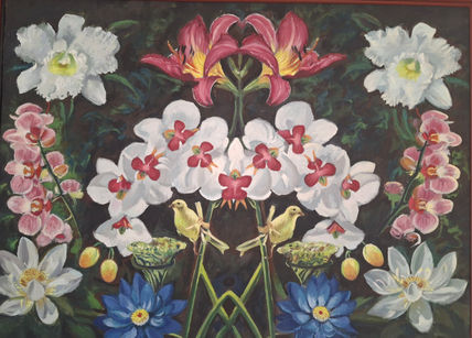Orquídea axial