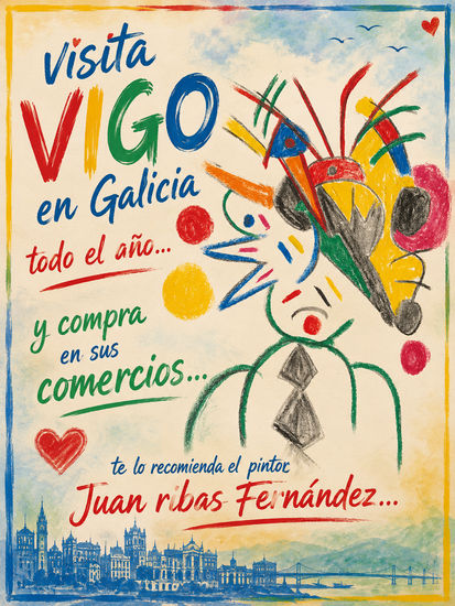 Cartel publicitario de vigo 