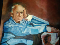 Picasso y jarrón