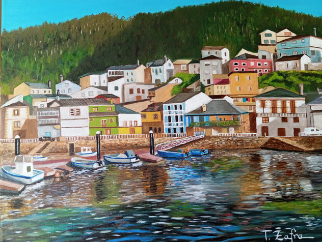 Pueblo pesquero del Norte de España