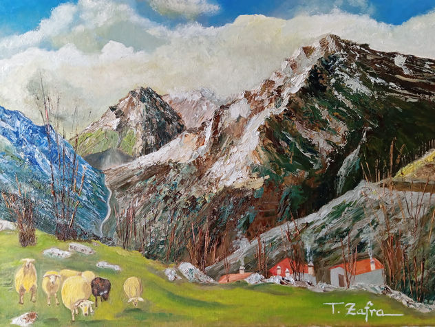 PAISAJE CON OVEJAS