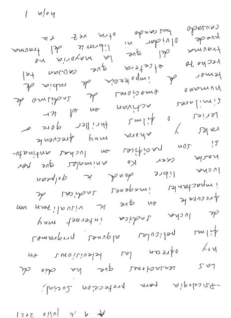 Historico manuscrito