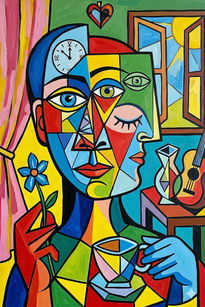 Mujer de colores
