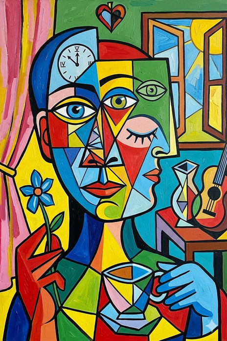 Mujer de colores