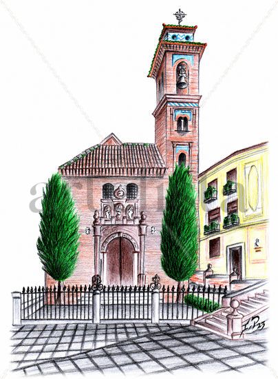 Iglesia de Santa Ana Pencil