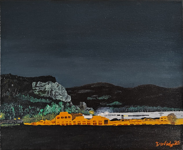 Paisaje nocturno en Alcoy