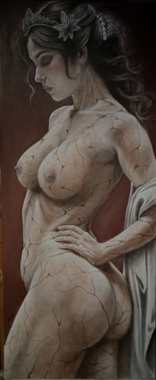 Exuberante y fragil Oil Canvas Figure Painting