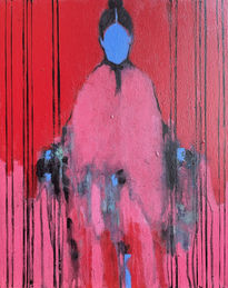 Red Contemporary Art