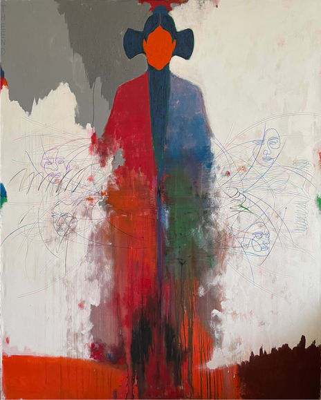 Colorful figurative...