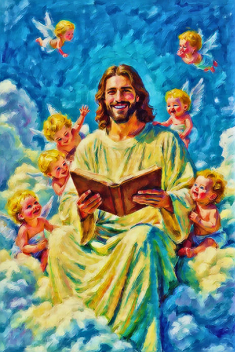 Jesús y Angelitos...
