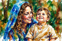 Niño Jesús y María...
