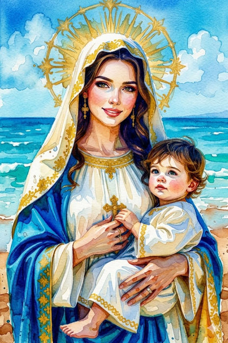 Niño Jesús y María...