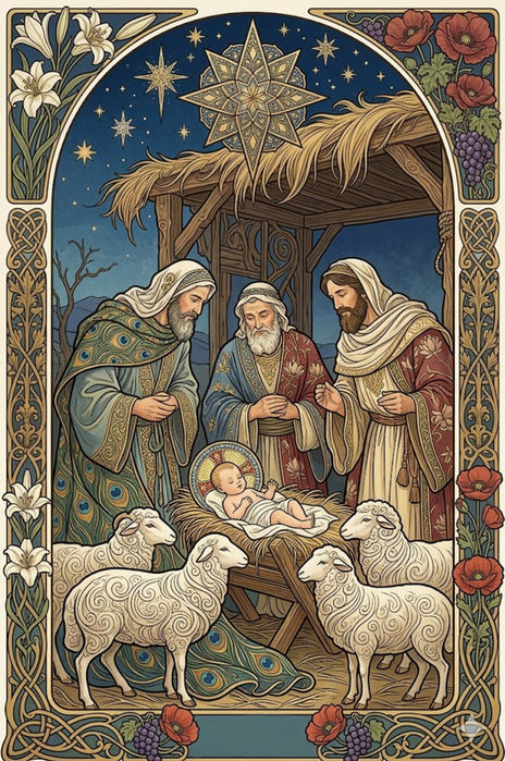 Niño Jesús y Reyes...