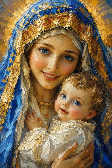 Jesús Niño y María...