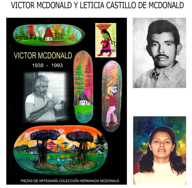VICTOR MCDONALD Y LETICIA CASTILLOS, PIONEROS DE LAS ARTESANIAS EN VALLE DE ANGELES, HONDURAS
