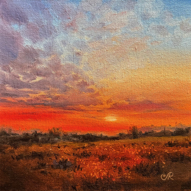 Paisaje Atardecer
