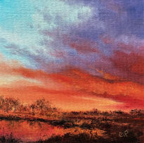 Paisaje Atardecer